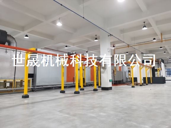 浸噴一體涂覆生產(chǎn)線(xiàn)安裝完畢